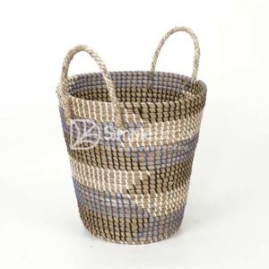 Multi Color Seagrass Storage Basket Wholesale