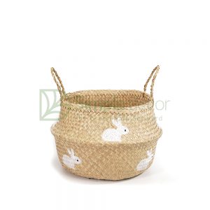 Bunny Seagrass Belly Basket Wholesale