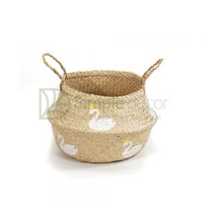 Swan Seagrass Belly Basket Wholesale