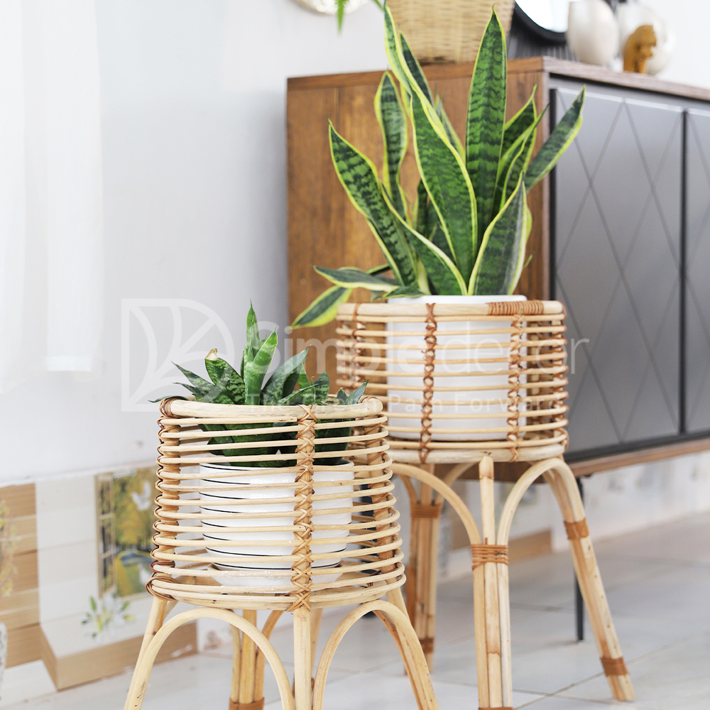 rattan plant stand wholesale