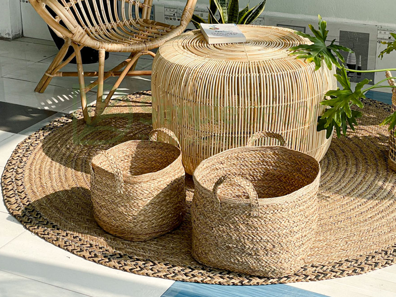 Seagrass storage baskets wholesale