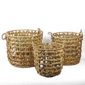 Basic Hyacinth Storage Basket Wholesale