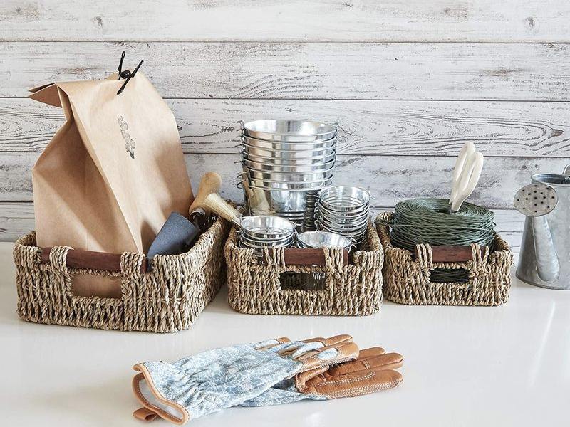 Small Wicker Storage Baskets Wholesale