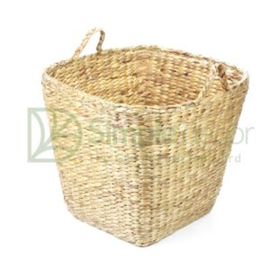 Water Hyacinth Storage Basket With Strap Wholesale