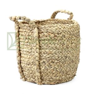Water Hyacinth Storage Basket With Long Straps Wholesale