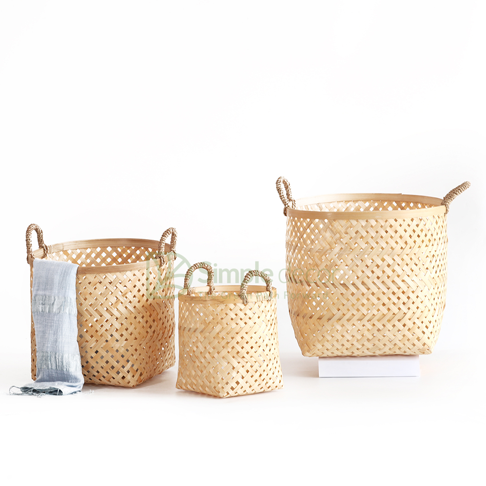 Bamboo Storage baskets