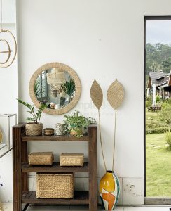 round rattan mirror 2022