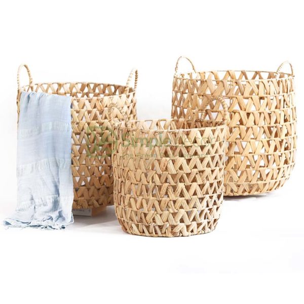 Water Hyacinth Storage Basker Home Decor Wholesale