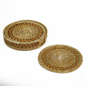 New Overlapping Wicker Rattan Placemat