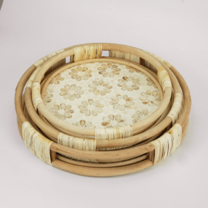 Rattan lacquer Serving Tray wholesale