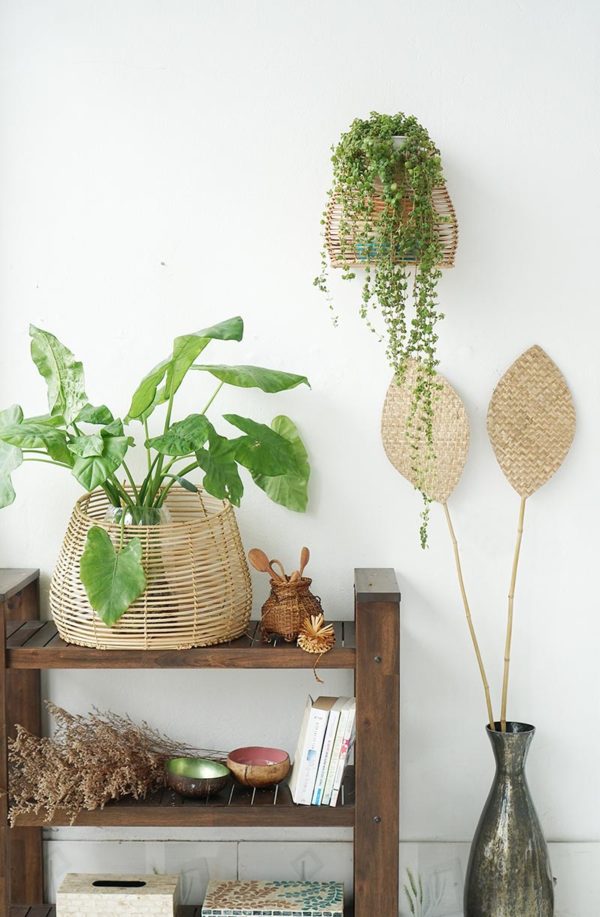 Rattan Hanging Basket Planter Wholesale Manufacturing in Vietnam