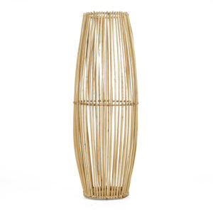 Oval Tall rattan Lantern With Handle Wholesale in Vietnam