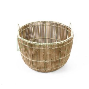 Rattan Steel Storage Basket For Home Decor Bulk