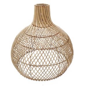 Snail Natural Rattan Woven Lampshade Wholesale