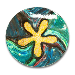 lacquered star fish dish wall decor wholesale