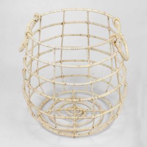 Milky Rattan Storage Basket Wholesale Made In Vietnam