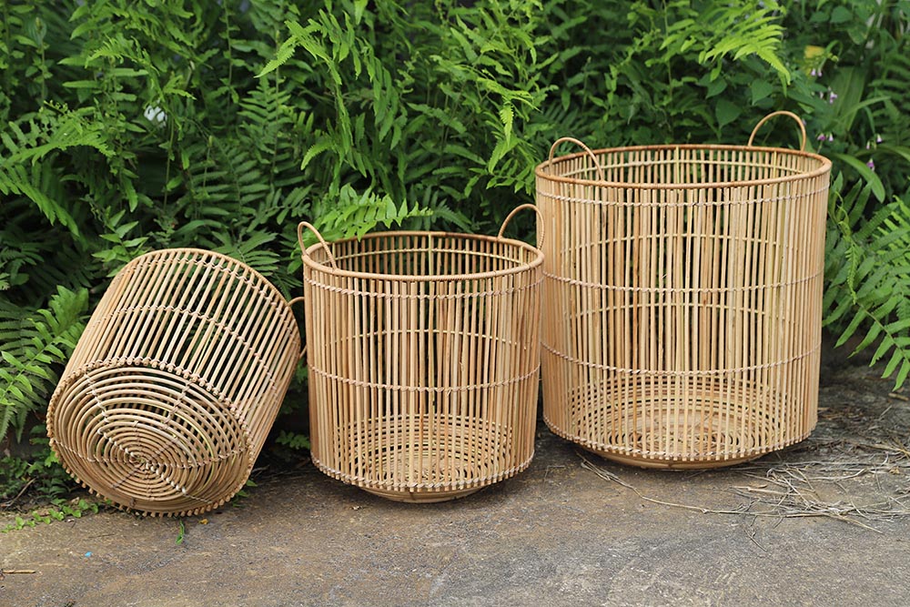 Wholesale Summer Rattan Storage Basket