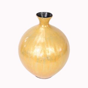 Golden Lacquered MDF Vase Wholesale