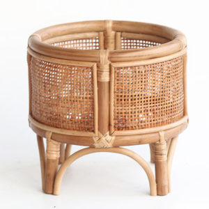 Rattan Plant Stand For Desk Decor Wholesale