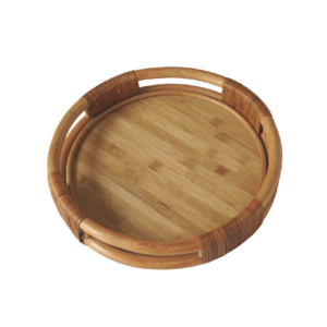 rattan serving tray wholesale