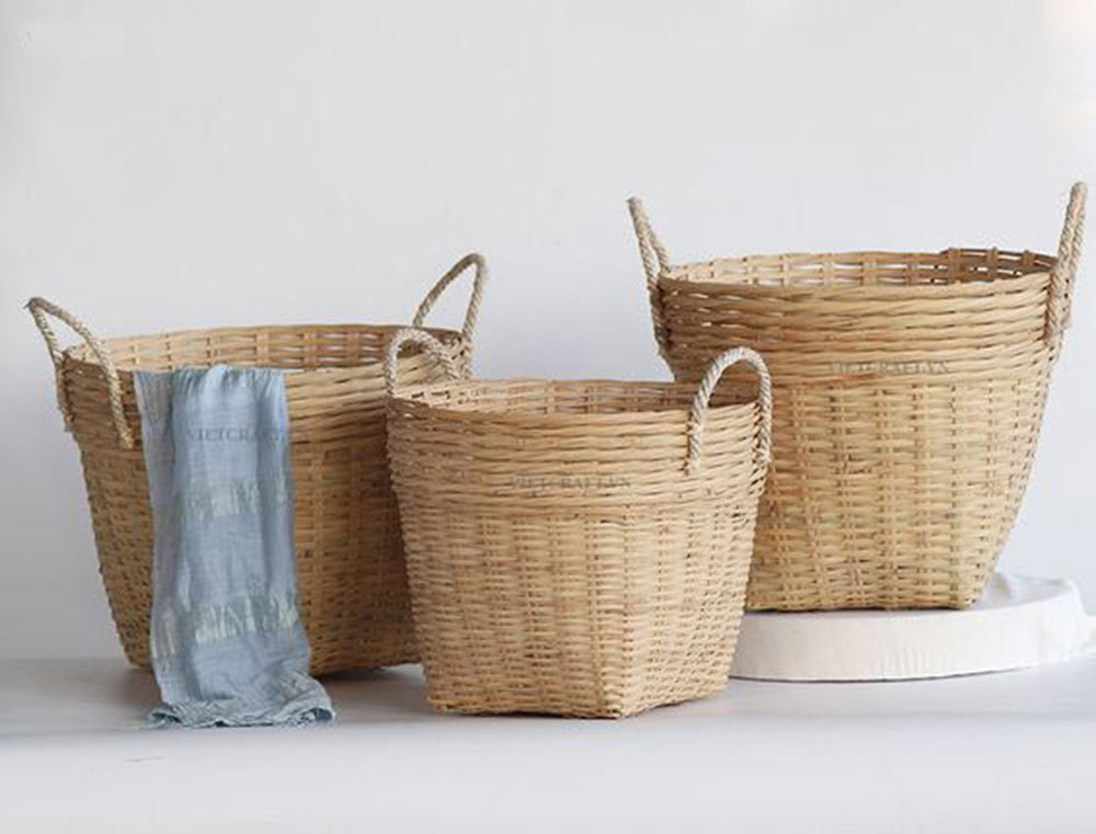 Simple Decor Bamboo Basket Wholesale