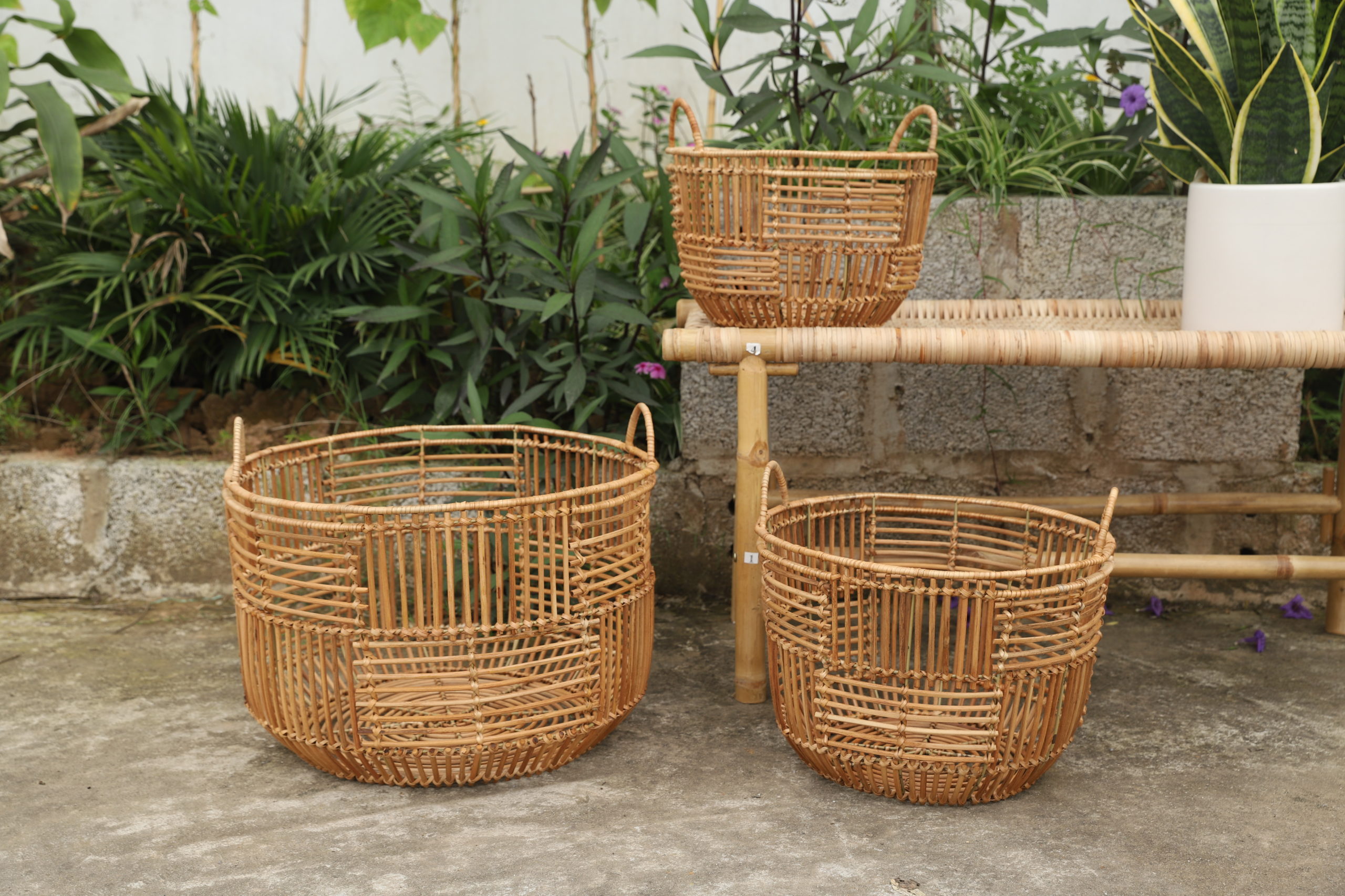 Rattan Storage Baskets Wholesale