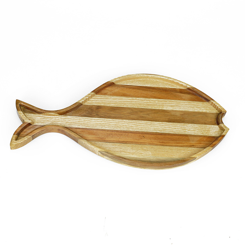 Wooden Fish Shaped Serving Tray Made In Vietnam - Simple Decor