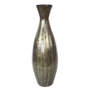 Dark Olive Lacquered Vase For Home Decor Wholesale