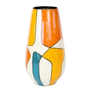 Mixed Color Lacquered Vase Decorated Wholesale