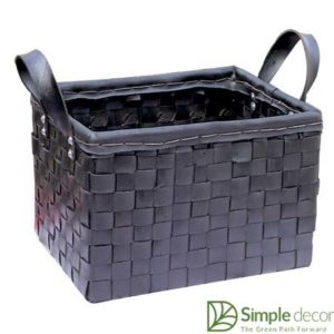 Woven Recycled Rubber Basket For Home Decor Wholesale
