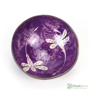 dragon fly lacquerd coconut bowl wholesale