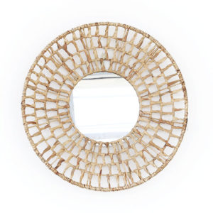 Water Hyacinth Round Mirror Wholesale