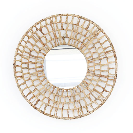 Water Hyacinth Round Mirror Wholesale