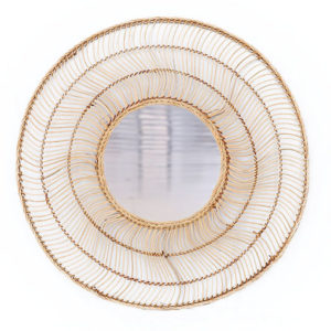 Rattan Woven Mirror for Home Decor Wholesale