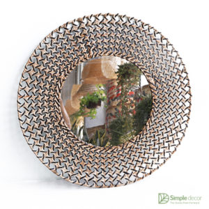 Nuatural Woven Round Mirror Wholesale