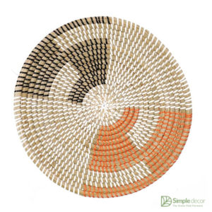 Seagrass Wall Decor Basket Color Mixed Wholesale