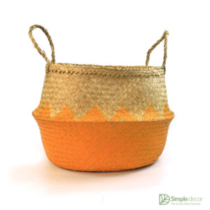 Dipped Seagrass Belly Basket Customized Wholesale