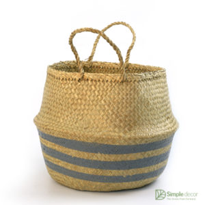 Wholesale Painted Customized Seagrass Belly Basket