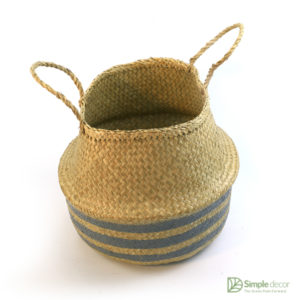 Wholesale Painted Customized Seagrass Belly Basket - Image 3