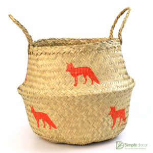 Red-Fox Customized Seagrass Belly Basket Wholesale