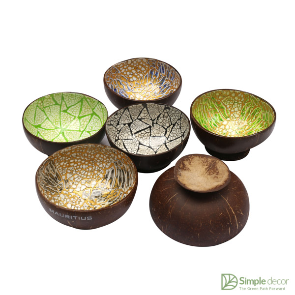 4 Product Ideas of Laser cut Engraved Coconut Bowls Manufactured