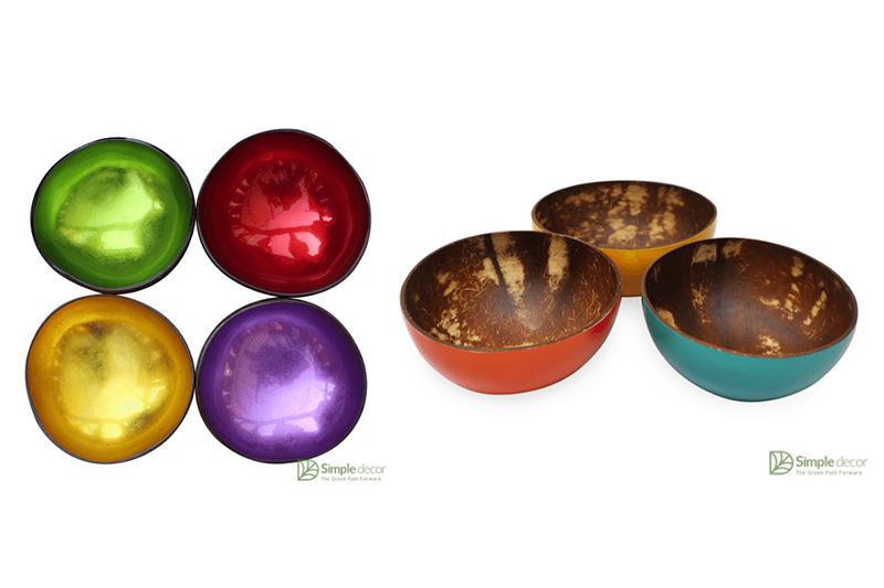 lacquer coconut bowls wholesale manufacturer in Vietnam