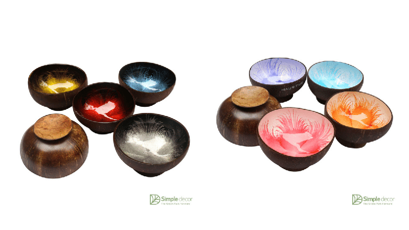 lacquered coconut soap dish wholesaler