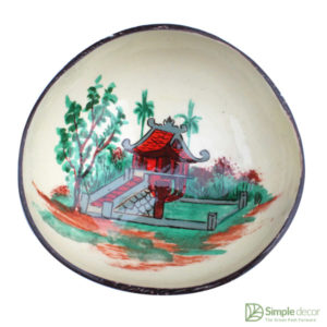 OEM/ODM Souvenir Lacquer Art Coconut Bowls Manufacturer