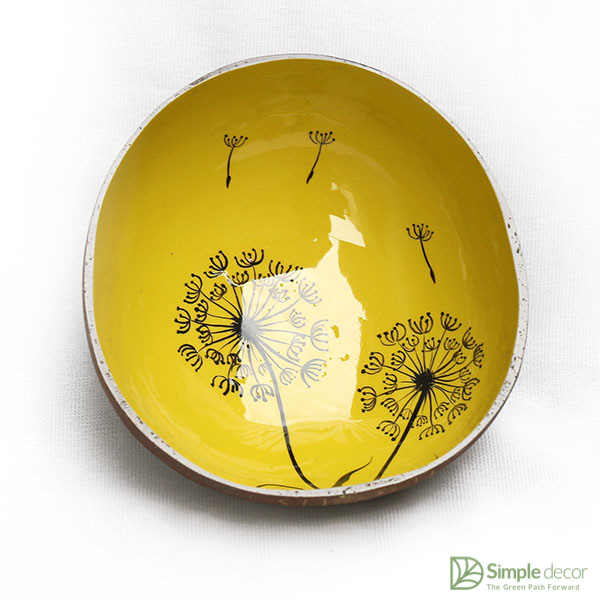 OEM/ODM Hand Painting lacquer coconut bowls Supplier - Simple Decor