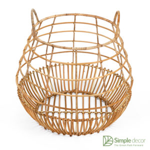 Wholesale Small Wicker Baskets With Handles Made from Rattan