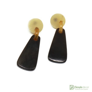Buffalo Horn Jewelry Natural Earrings Wholesale Made in Vietnam