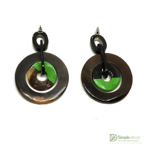 Buffalo Horn Round Earrings Wholesale Manufacture in Vietnam (Copy)