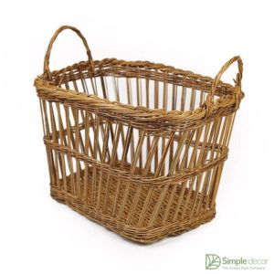 rattan storage baskets