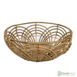 Rattan storage baskets